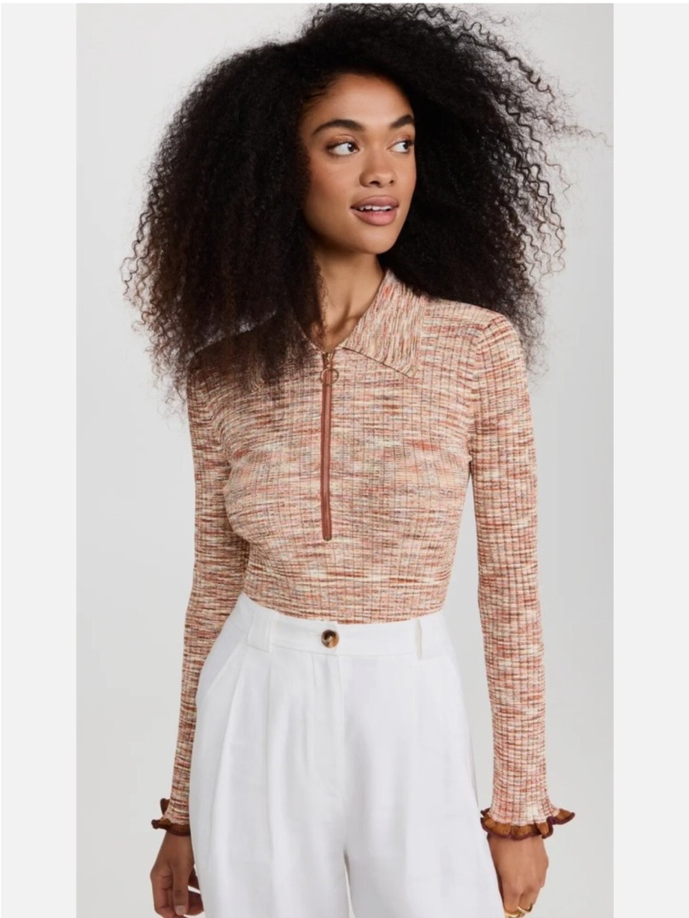 Jonathan Simkhai Allyson Compact Space Dye Polo